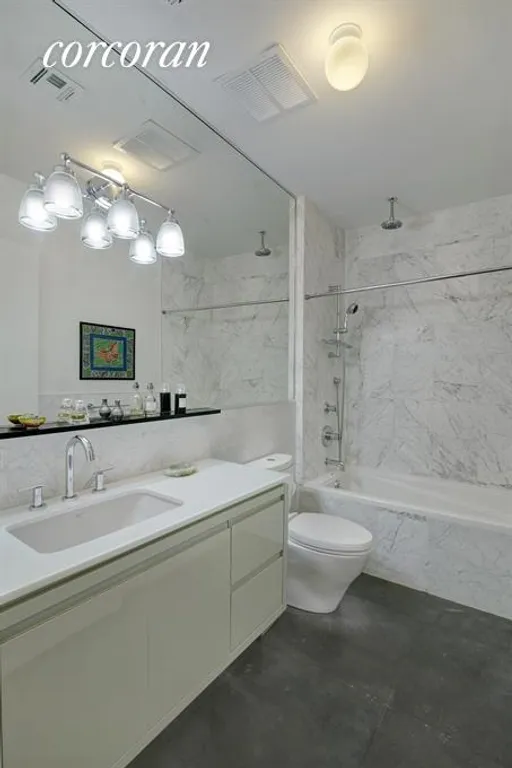 New York City Real Estate | View 185 Ocean Avenue, 2C | Marble bath... | View 9