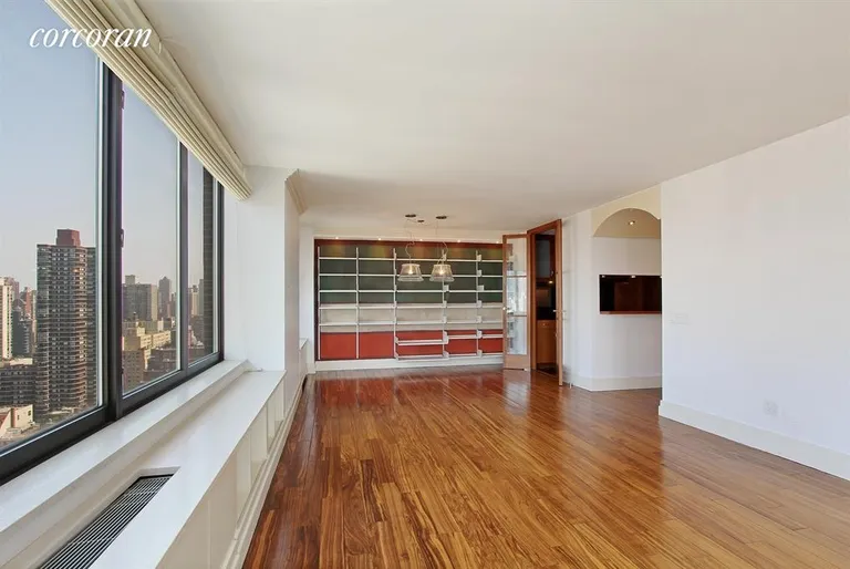 New York City Real Estate | View 422 East 72nd Street, 27D | Living Room / Dining Room | View 2