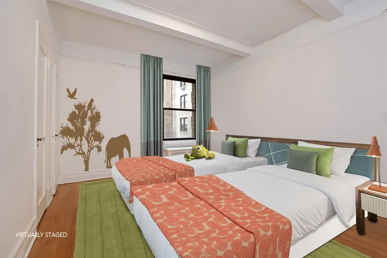 New York City Real Estate | View 470 West End Avenue, 3D | Large second bedroom | View 3