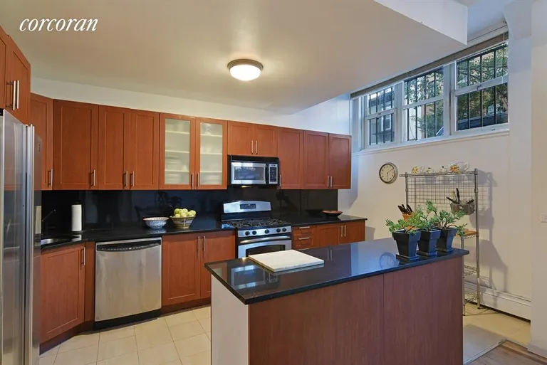 New York City Real Estate | View 505 Court Street, 1C | Windowed Kitchen with ample counters & cabinets | View 3