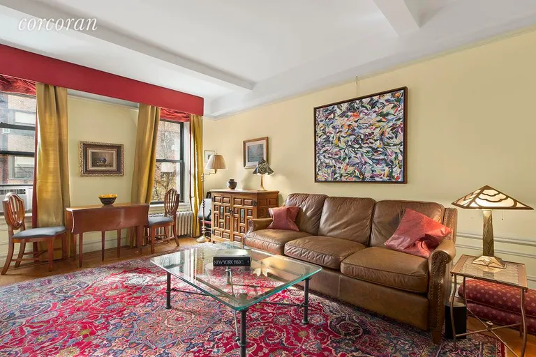 New York City Real Estate | View 321 West 90th Street, 3B | Southern Facing Living Room with Dining Area | View 2