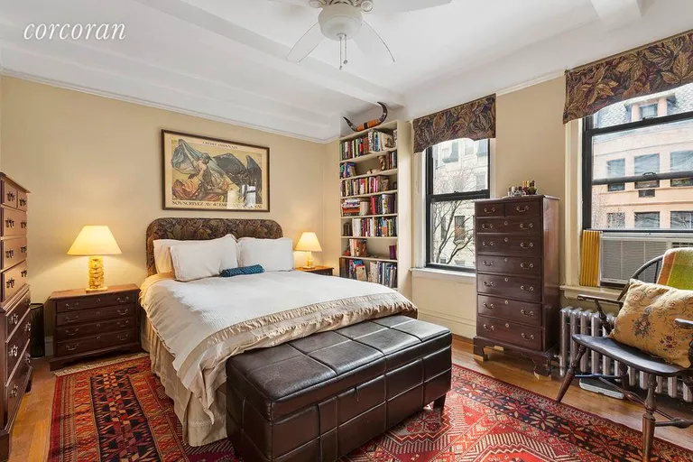 New York City Real Estate | View 321 West 90th Street, 3B | Spacious Bedroom with All-Day Sun &Tree-top Views | View 3
