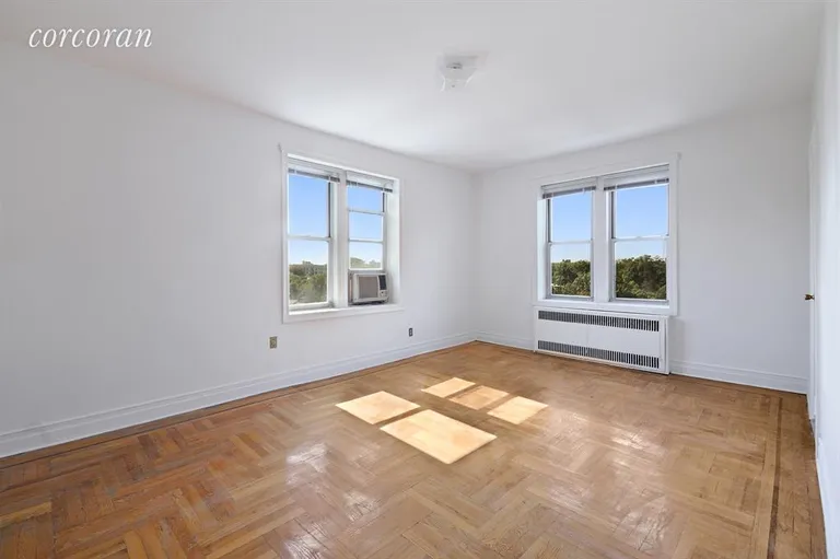 New York City Real Estate | View 1801 Avenue N, 6B | Corner master bedroom w/ beautifultree top views | View 5