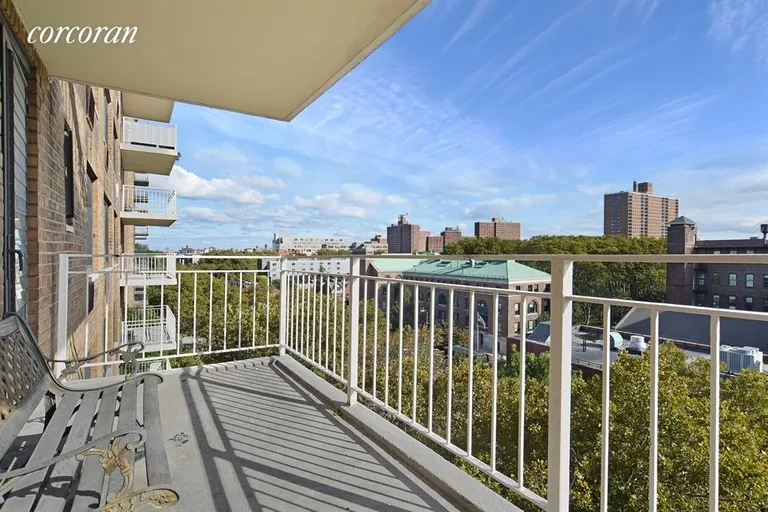 New York City Real Estate | View 195 Willoughby Avenue, 804 | Balcony | View 5