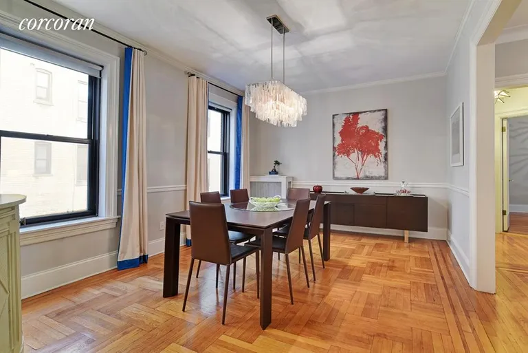 New York City Real Estate | View 125 Eastern Parkway, 2DE | Roomy dining... | View 5