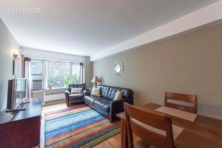 New York City Real Estate | View 135 Willow Street, 201 | Wall to wall Windows overlook Terrace | View 3