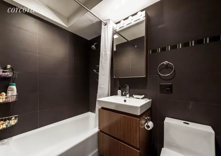 New York City Real Estate | View 135 Willow Street, 201 | Mint Bath with Auto-Set Shower Temperature | View 5