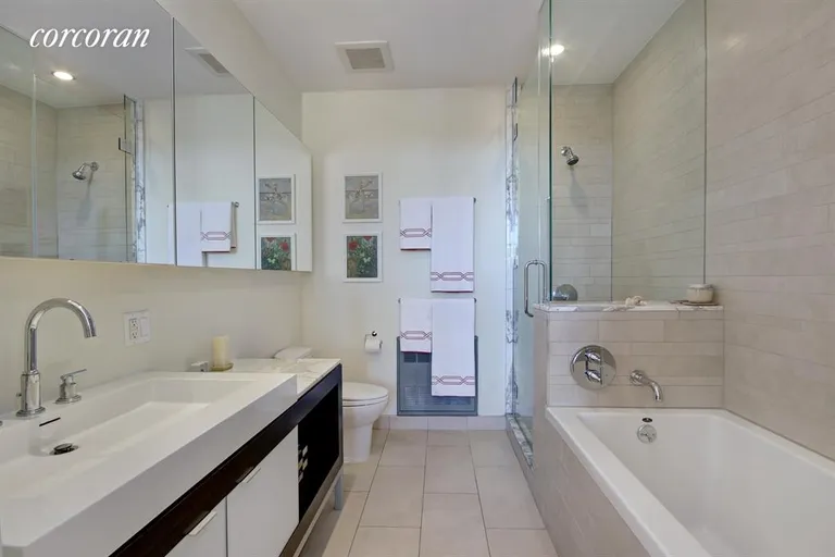 New York City Real Estate | View 20 Bayard Street, 7D | Master Bathroom | View 5