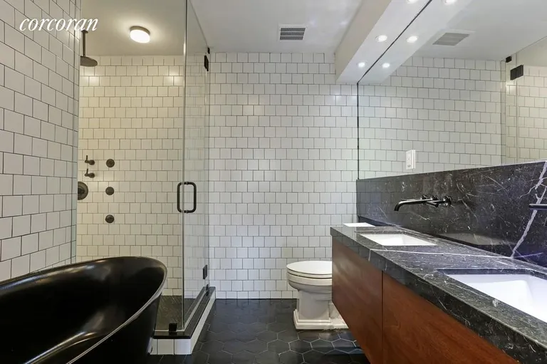 New York City Real Estate | View 237 Macon Street | Master Bathroom | View 5