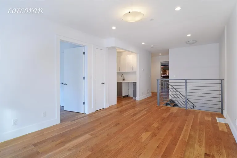 New York City Real Estate | View 24 Kosciuszko Street, 1A | Kitchen / Living Room | View 7