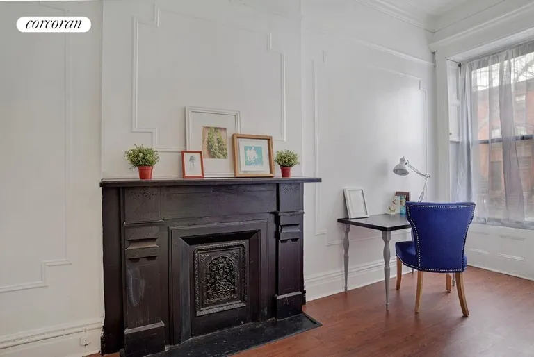 New York City Real Estate | View 58 Madison Street | Front parlor next to the stoop | View 2