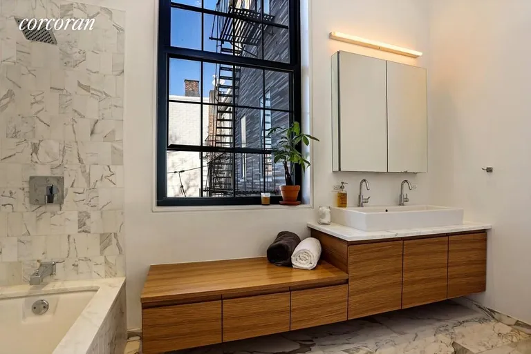 New York City Real Estate | View 541 Leonard Street, B | Master Bathroom  | View 7