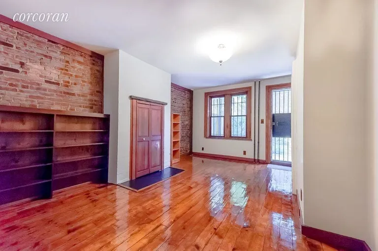 New York City Real Estate | View 100 Park Place, Garden | Oversize Bedroom opens to Garden | View 4