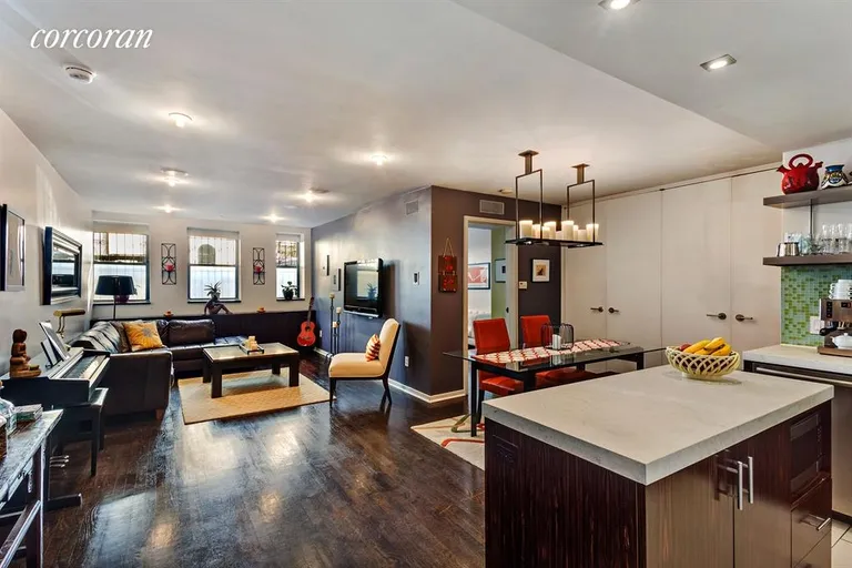 New York City Real Estate | View 72 East 3rd Street, 1A | Living Room / Dining Room | View 2