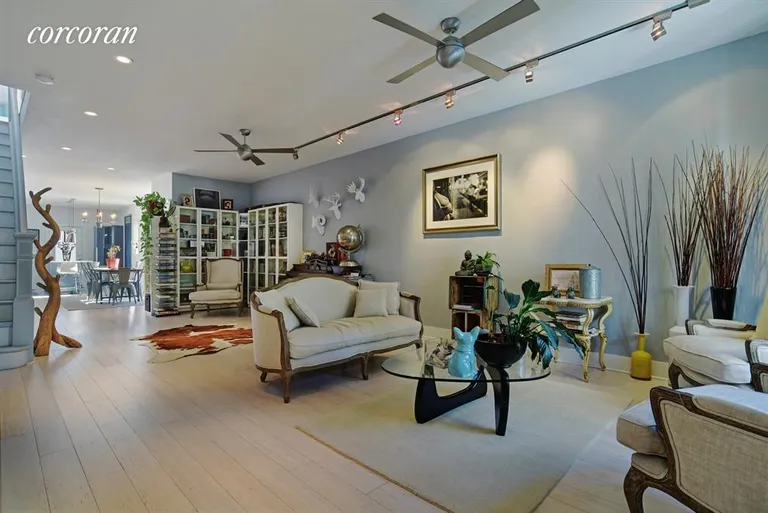New York City Real Estate | View 33 East 2nd Street | Open plan living room with ample light | View 2