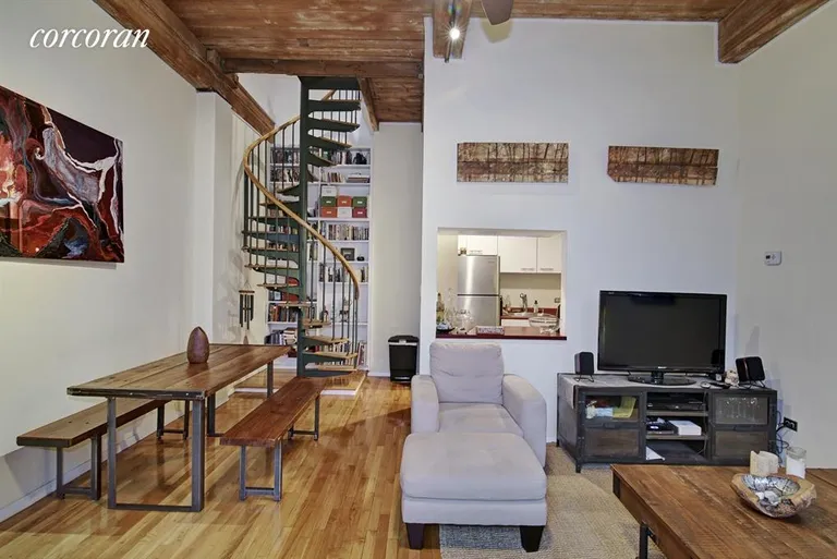 New York City Real Estate | View 420 12th Street, P1R | Living Room | View 2