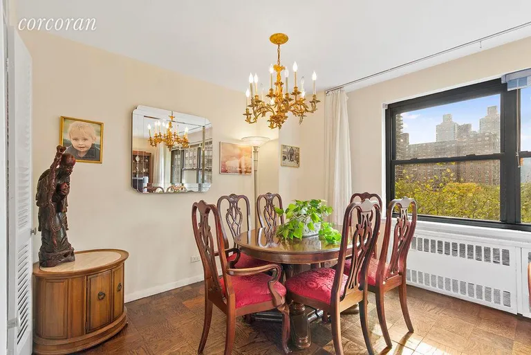 New York City Real Estate | View 205 West End Avenue, 6C | Southern Facing Dining Area | View 2
