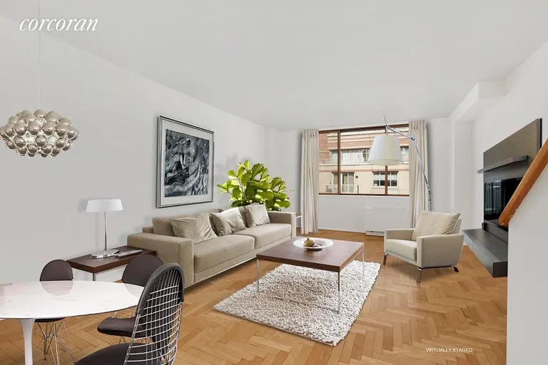 New York City Real Estate | View 393 West 49th Street, 5DD | 1 Bed, 1 Bath | View 1