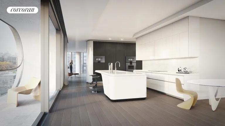 New York City Real Estate | View 520 West 28th Street, 24 | Kitchen Designed by Zaha Hadid & Boffi | View 2
