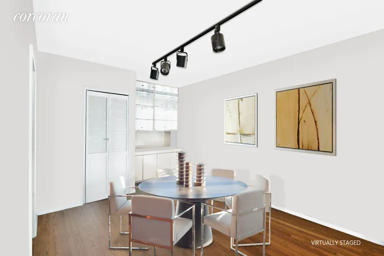 New York City Real Estate | View 400 East 56th Street, 39J | Spacious Dining Room  | View 2