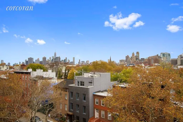 New York City Real Estate | View 350 Degraw Street, 2 | Skyline views from resident roof-top deck! | View 8