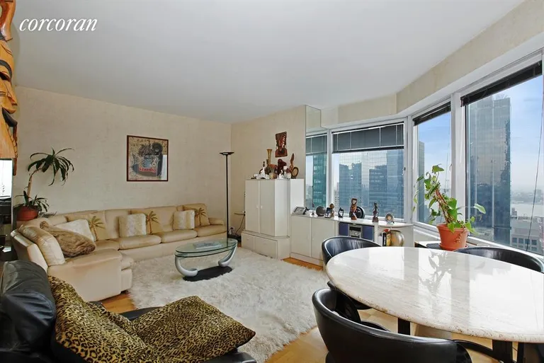 New York City Real Estate | View 150 West 56th Street, 4407 | Living Room | View 2