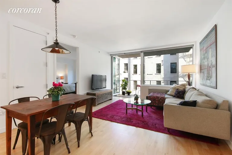 New York City Real Estate | View 631 East 9th Street, 5B | Living Room / Dining Room | View 2