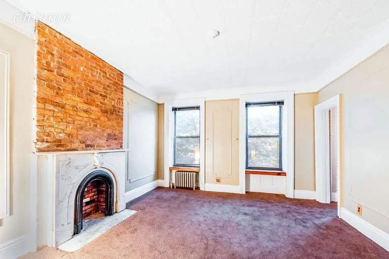 New York City Real Estate | View 381 Union Street, 3 | Over-sized Bedroom with Fireplace | View 7