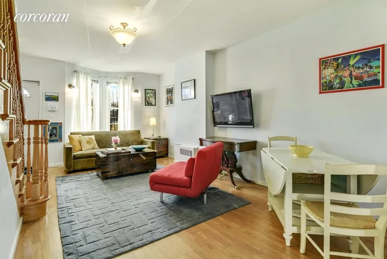 New York City Real Estate | View 469 18th Street | Living Room / Dining Room | View 2