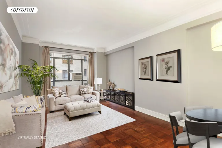 New York City Real Estate | View 25 Central Park West, 9G | Virtually Staged | View 2