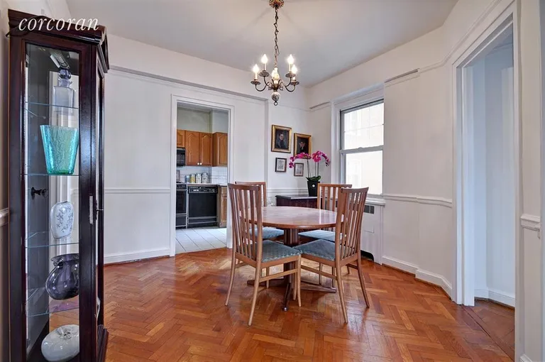 New York City Real Estate | View 180 Cabrini Boulevard, 52 | Dining area photo taken from living room. | View 5