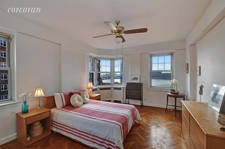 New York City Real Estate | View 180 Cabrini Boulevard, 52 | Bedroom facing south and west. | View 4