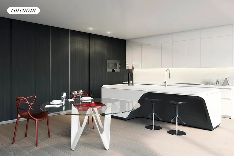 New York City Real Estate | View 520 West 28th Street, 17 | Kitchen Designed by Zaha Hadid & Boffi | View 2