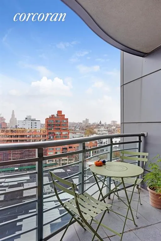 New York City Real Estate | View 302 2Nd Street, 11K | Private Balcony | View 6