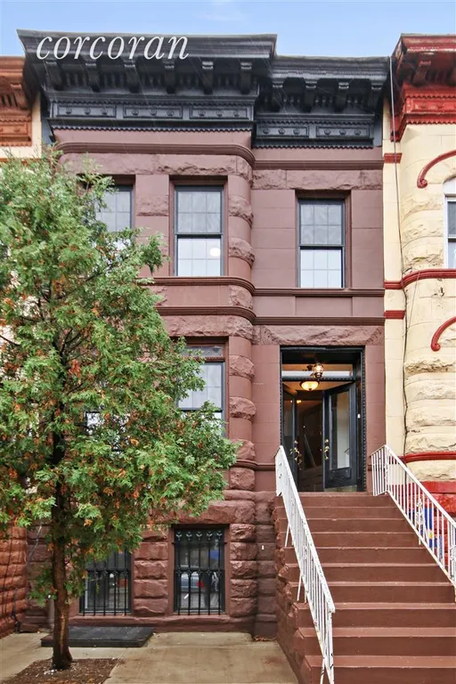 New York City Real Estate | View 712A Halsey Street | Brownstone Facade | View 4
