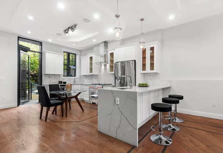 New York City Real Estate | View 111 Malcolm X Boulevard | Open Concept Marble Kitchen | View 3