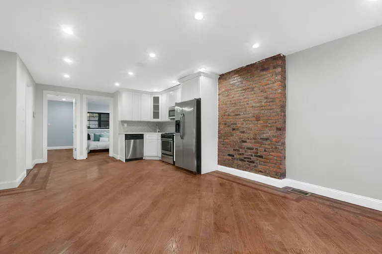 New York City Real Estate | View 111 Malcolm X Boulevard | Garden Floor Living Area | View 7