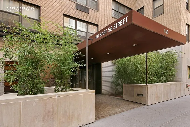 New York City Real Estate | View 140 East 56th Street, 12B | Building Entrance | View 5