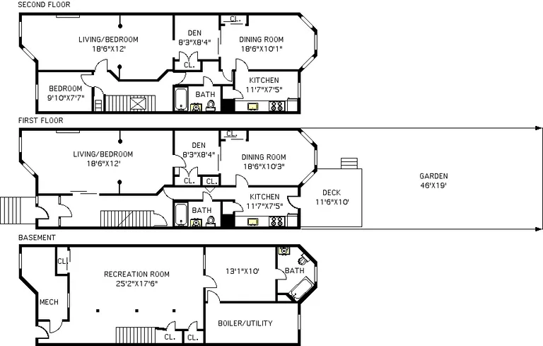 1167 Lincoln Place | floorplan | View 3