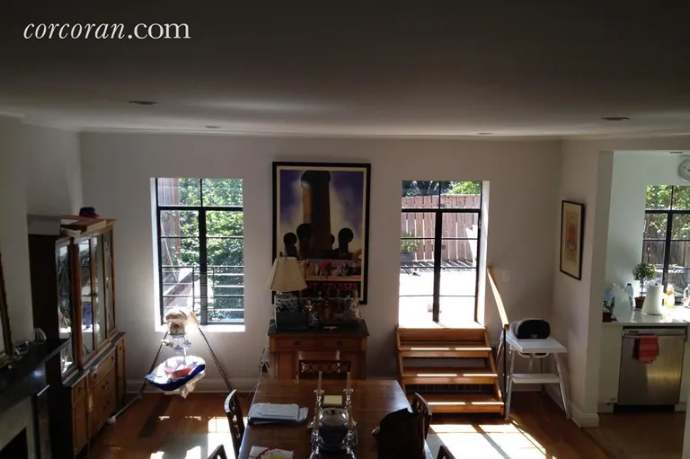 New York City Real Estate | View 52 Remsen Street, 2 | aerial view from the stairs | View 4