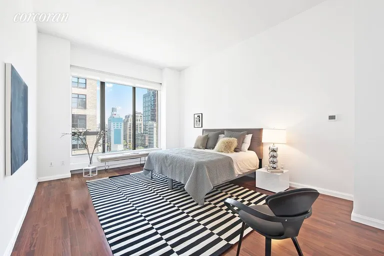 New York City Real Estate | View 255 Hudson Street, PHE | Large bedroom suite with huge walk-in closet | View 6