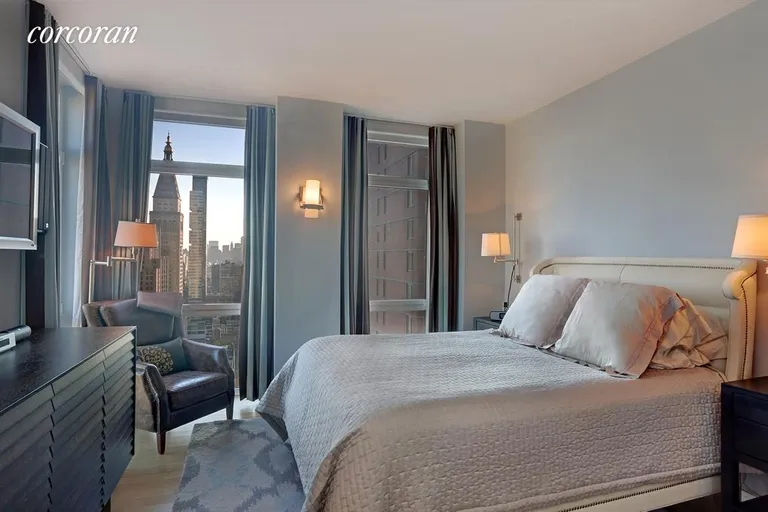 New York City Real Estate | View 11 East 29th Street, 32A | Master Suite with corner views  | View 7