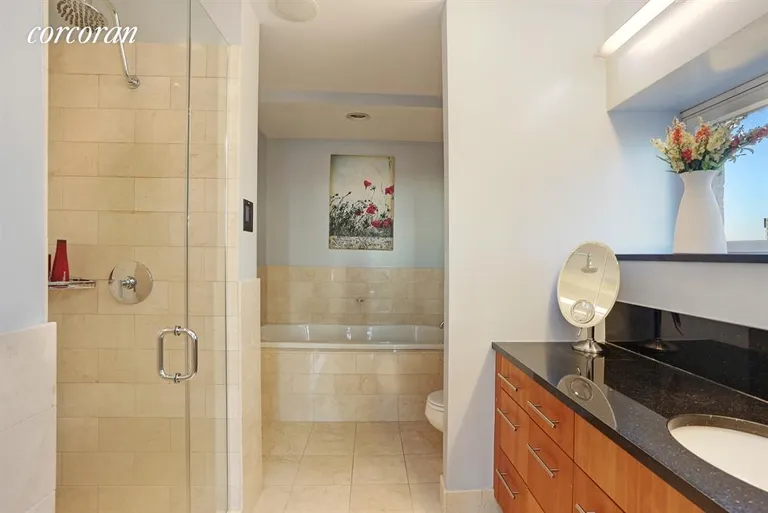 New York City Real Estate | View 11 East 29th Street, 32A | Windowed Master BA w/separate shower and tub | View 8