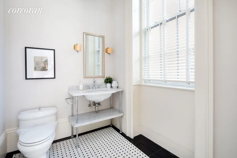 New York City Real Estate | View 60 West 9th Street | One of three Powder rooms | View 9
