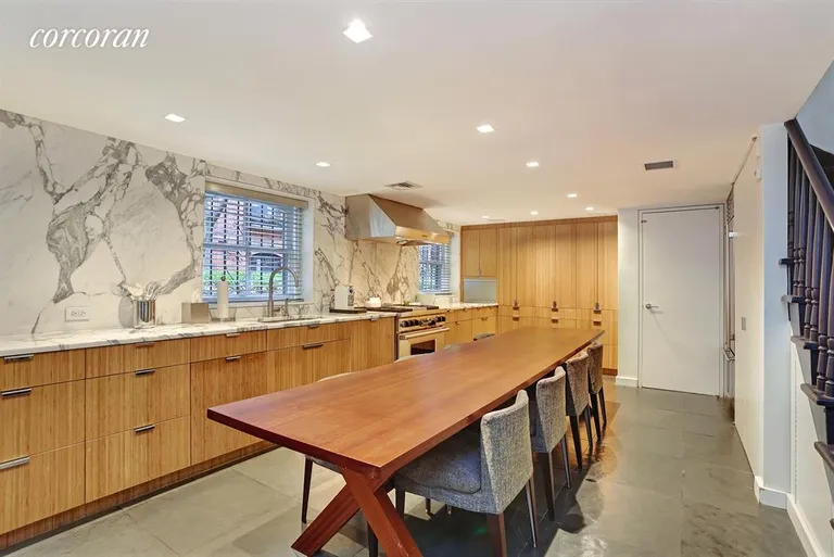 New York City Real Estate | View 148 Warren Street | Chef's Kitchen & Dining  | View 3