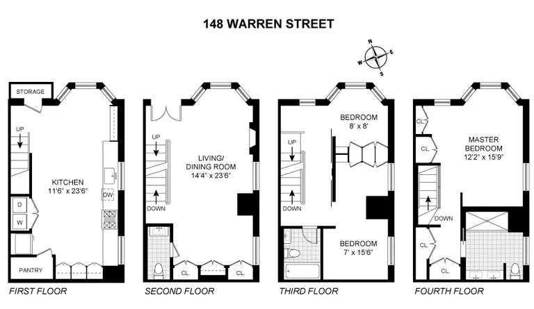 148 Warren Street | floorplan | View 12