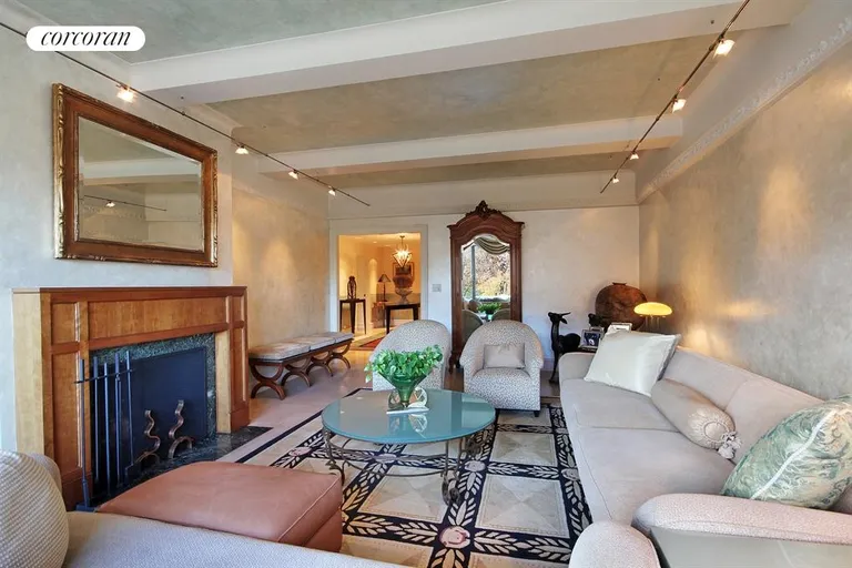 New York City Real Estate | View 322 Central Park West, 6B | Living Room | View 3