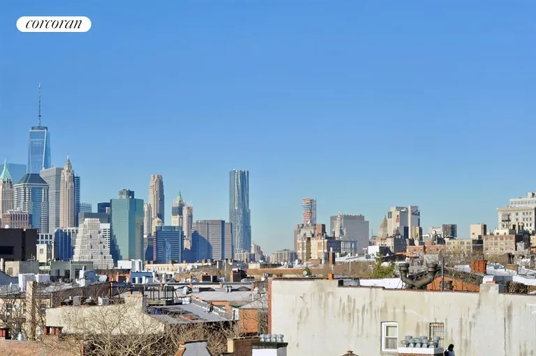 New York City Real Estate | View 220 Congress Street, 6B | Living Room & Kitchen View | View 6