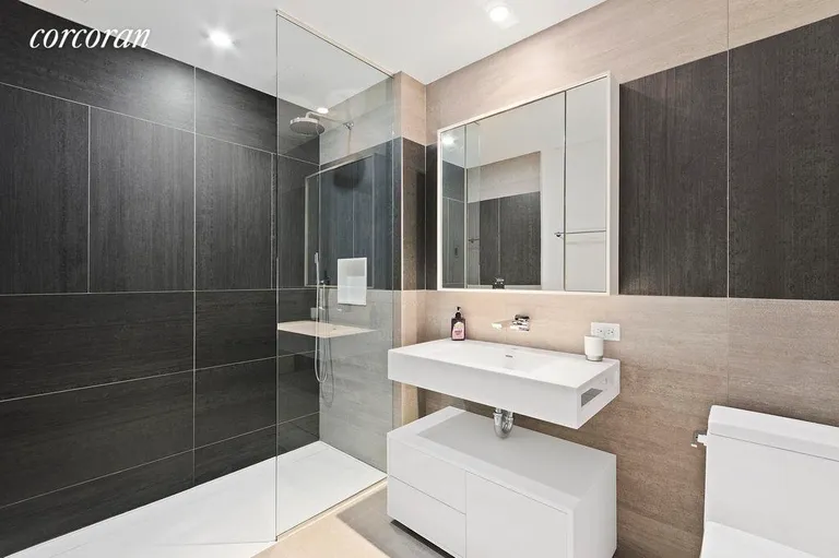 New York City Real Estate | View 540 West 49th Street, 605N | Luxury Bathroom | View 4