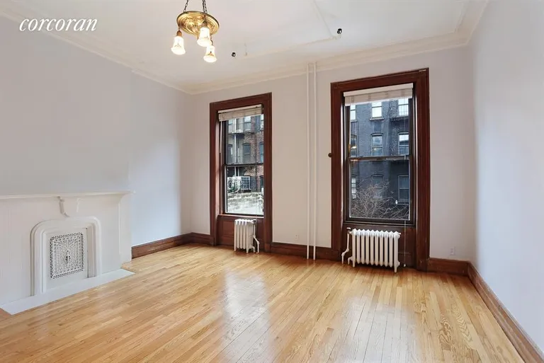 New York City Real Estate | View 362 West 46th Street, 2 | King Sized Bedroom with Prewar Details | View 2